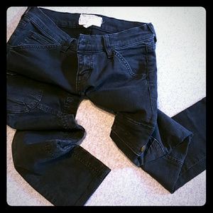 Free People Current Elliott dark blue skinny jean